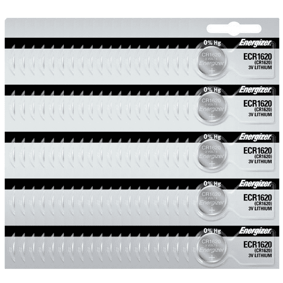 Energizer CR1620 3V Lithium Coin Cell Battery (100 Count)
