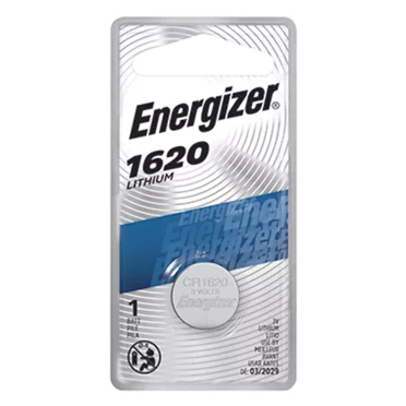 Energizer CR1620 3V Lithium Coin Cell Battery Blister Pack (1 Count)