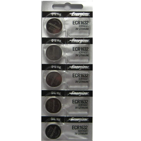 Energizer CR1632 3V Button Cell Battery, 5 Count