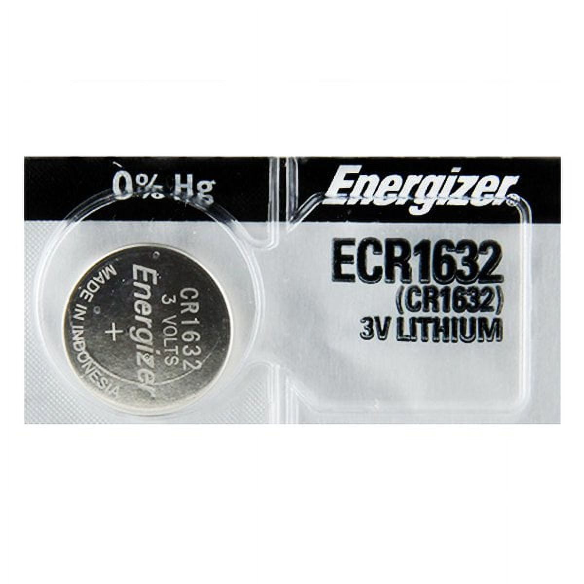  Energizer Battery, 3V Lithium Coin Cell Batteries, Packaging  May Vary, Black, 2 Count : Health & Household