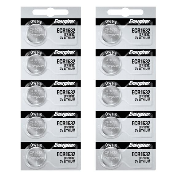 Energizer CR1632 3V Lithium Coin Cell Battery (10 Count)