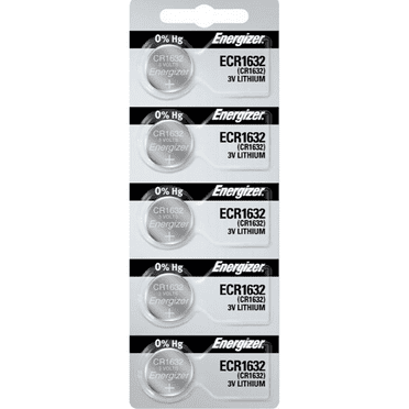 Energizer CR1632 3V Lithium Coin Cell Battery (5 Count)