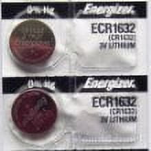 Energizer CR1632 Lithium Battery 3V (2 Batteries per pack)