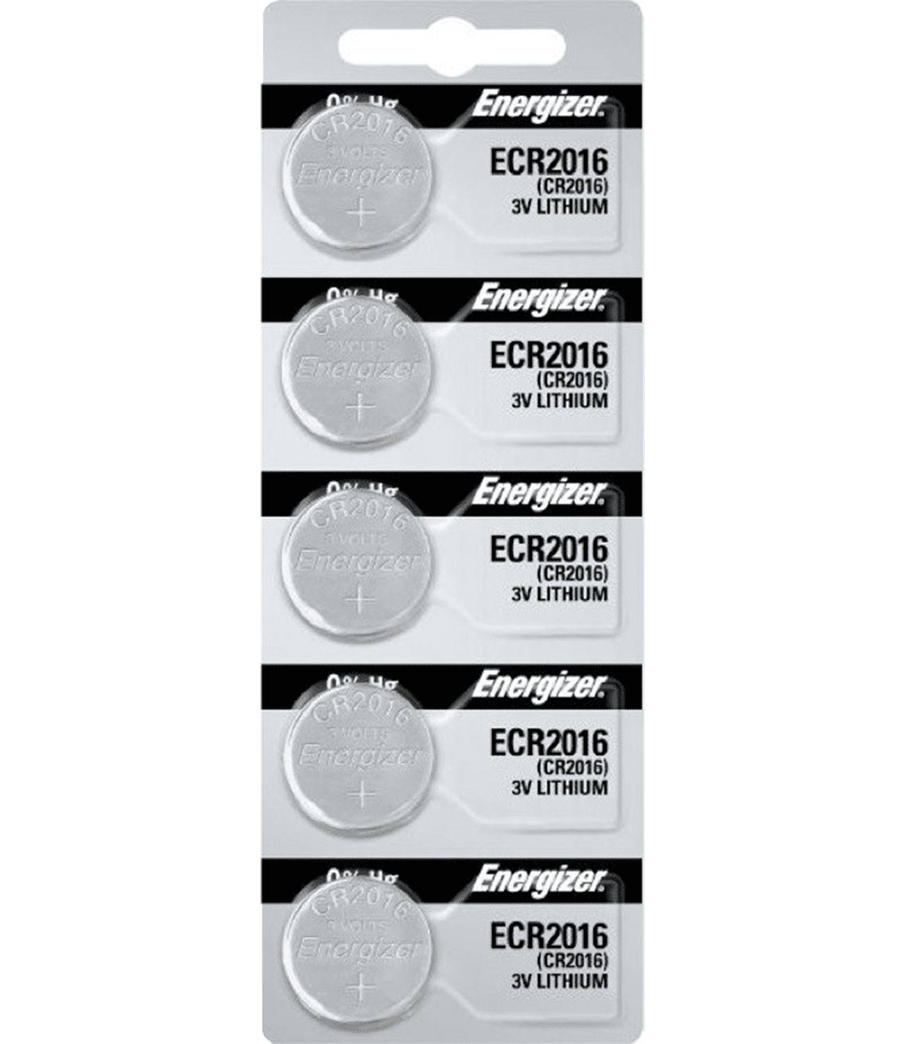 Energizer Cr2016 3V Lithium Coin Cell Battery (5 Count)