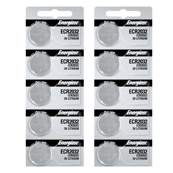 Energizer CR2032 3V Lithium Coin Cell Battery (10 Count)