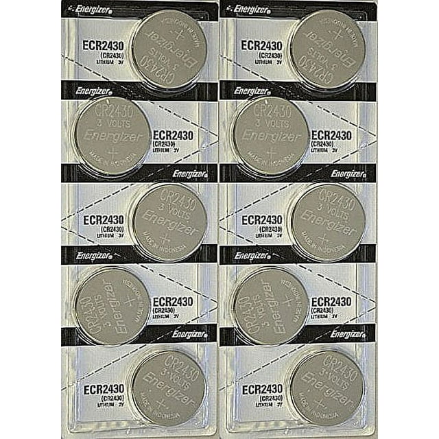 Energizer CR2430 Lithium 3volt Cell battery 10 Pack