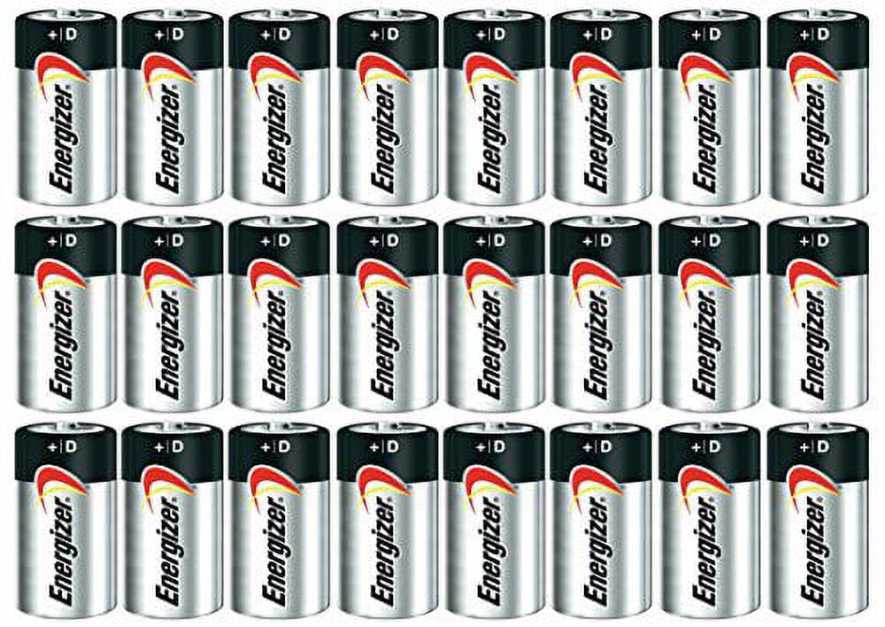 Energizer E95 Max Alkaline D Battery Made in USA Exp. 12-2024 or later - 24 Count