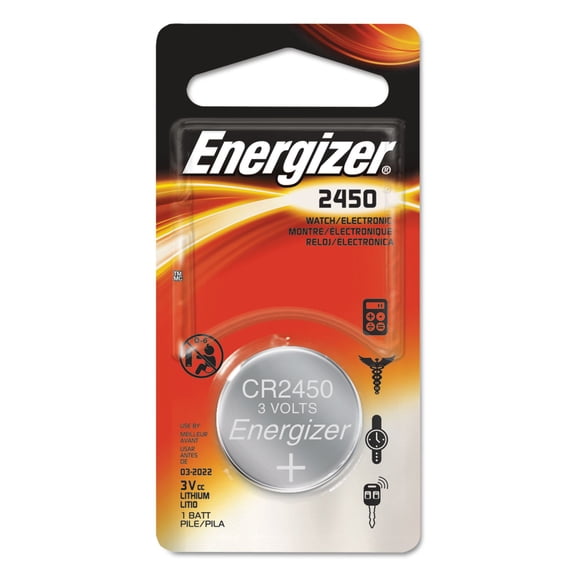 Energizer ECR2450BP Watch/Electronic/Specialty Battery, 2450