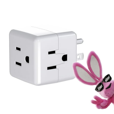 Energizer ENG-TAP07, 15A 125V Polarized Wall Tap Electrical Outlet
