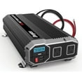 thumbnail image 1 of Energizer ENK1100 1100 Watts Power Inverter Modified Sine Wave Car Inverter, 12V to 110 Volts, Two AC Outlets, Two USB Ports (2.4 Amp) and Battery Cables Included, 1 of 8