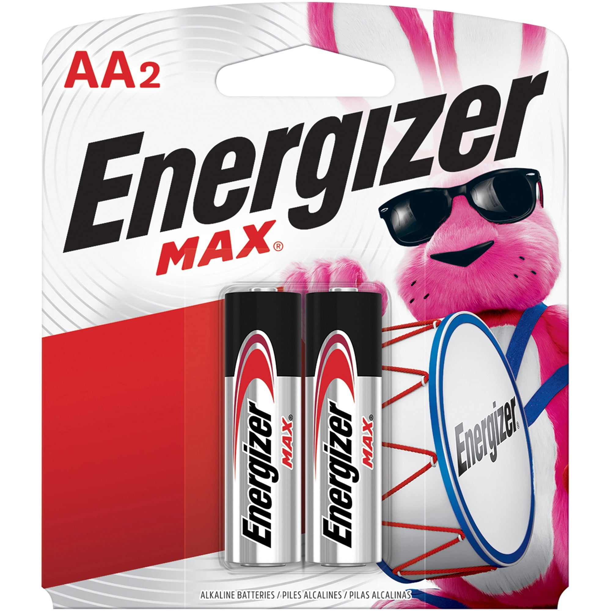 Energizer, EVEE91BP2CT, Max Alkaline AA Batteries, 96 / Carton