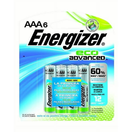 Energizer EcoAdvanced? AAA Batteries 6-Pack
