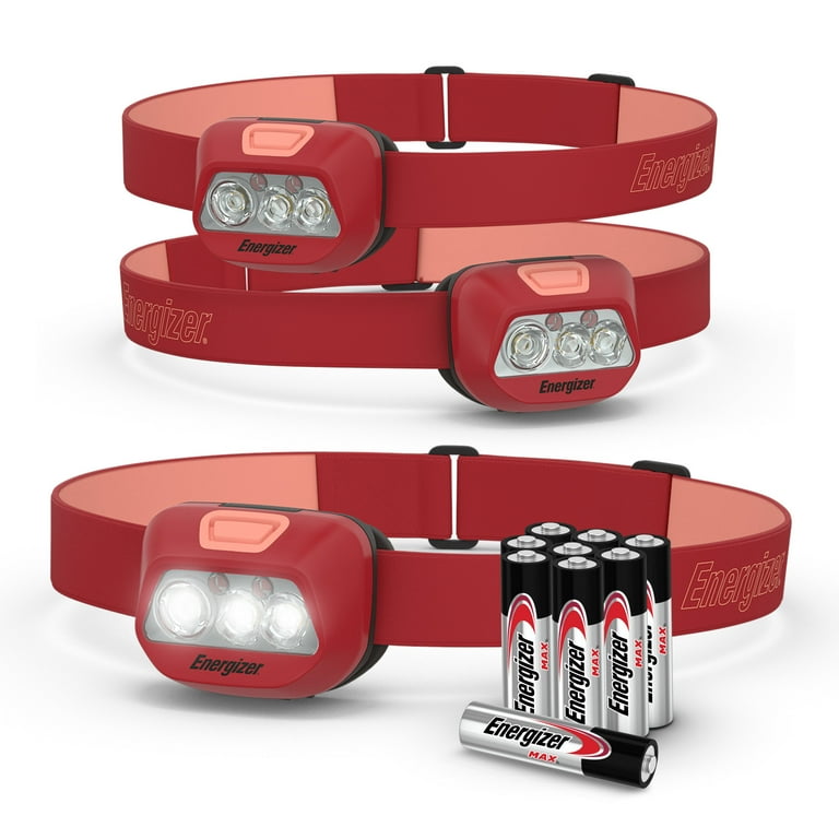 Energizer Multi-Colored LED Headlamp Flashlight, Adjustable Strap