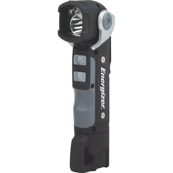 Energizer Hard Case Professional Swivel Head Flashlight, Black/Gray