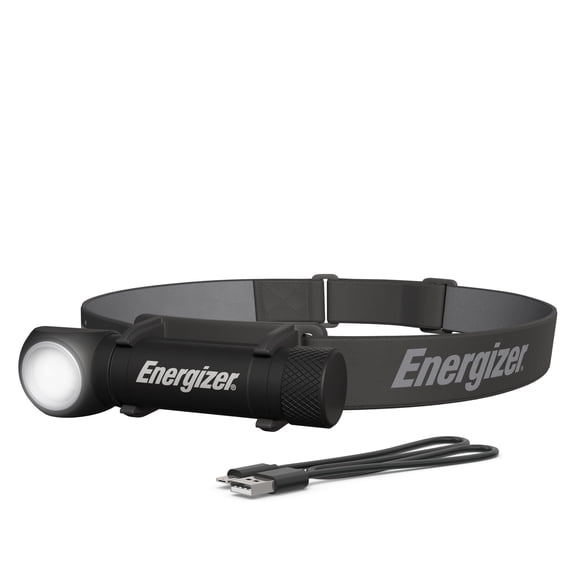 Energizer High Lumen Hybrid Rechargeable Headlamp, 1200 Lumens for Camping, Running, Jogging, Hunting, Hiking, Reading and Tactical Use