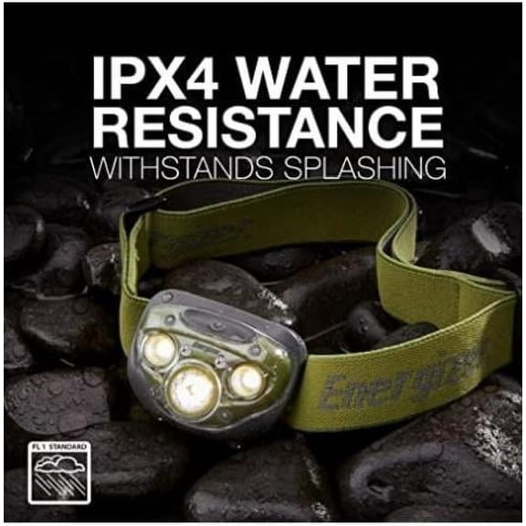 Energizer High-powered Led Headlamp Flashlights, Ipx4 Water Resistant