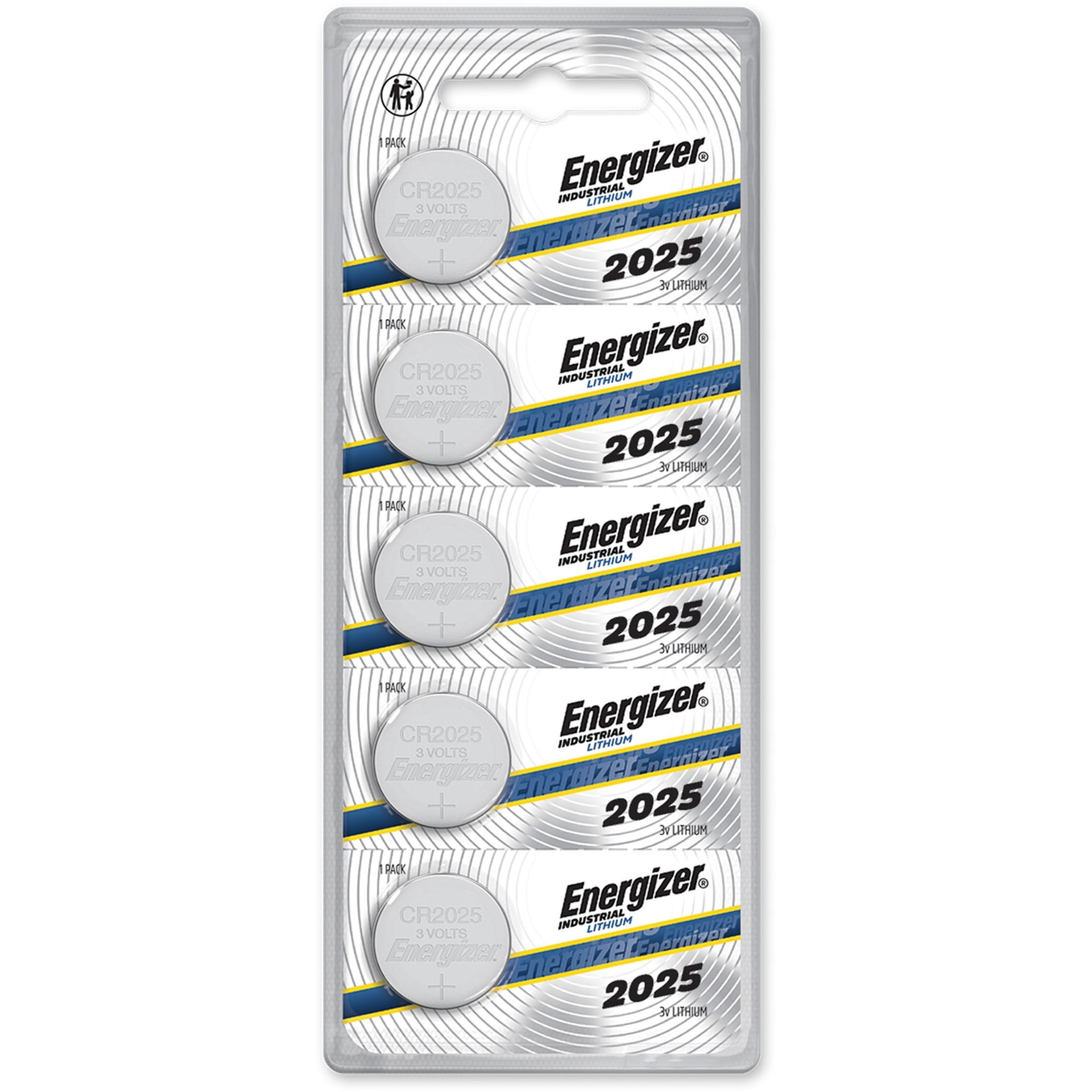 Energizer Industrial 2025 Lithium Batteries, 2025 Energizer Industrial Lithium Batteries, 5 Pack
