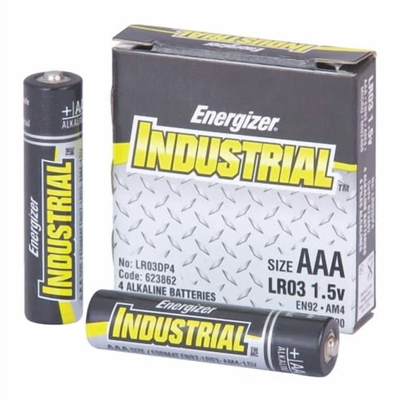 Energizer Industrial AAA Alkaline Battery 24PC (6-4PK), Each