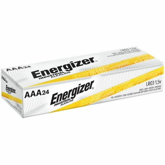 Energizer Industrial Alkaline AAA Batteries (4)