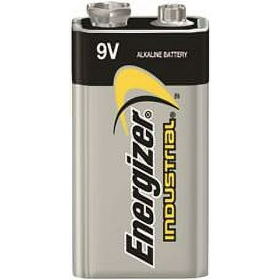 Energizer Industrial Alkaline Battery, 9 Volts, 12-Pack