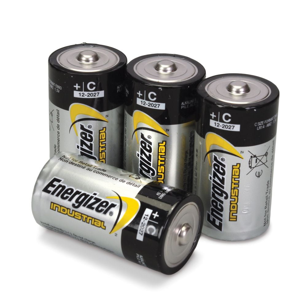 Energizer Industrial C Size Alkaline Battery 2 Pack