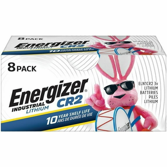 Energizer ELN1CR28 3V Industrial Lithium CR2 Photo Battery (8/Pack)