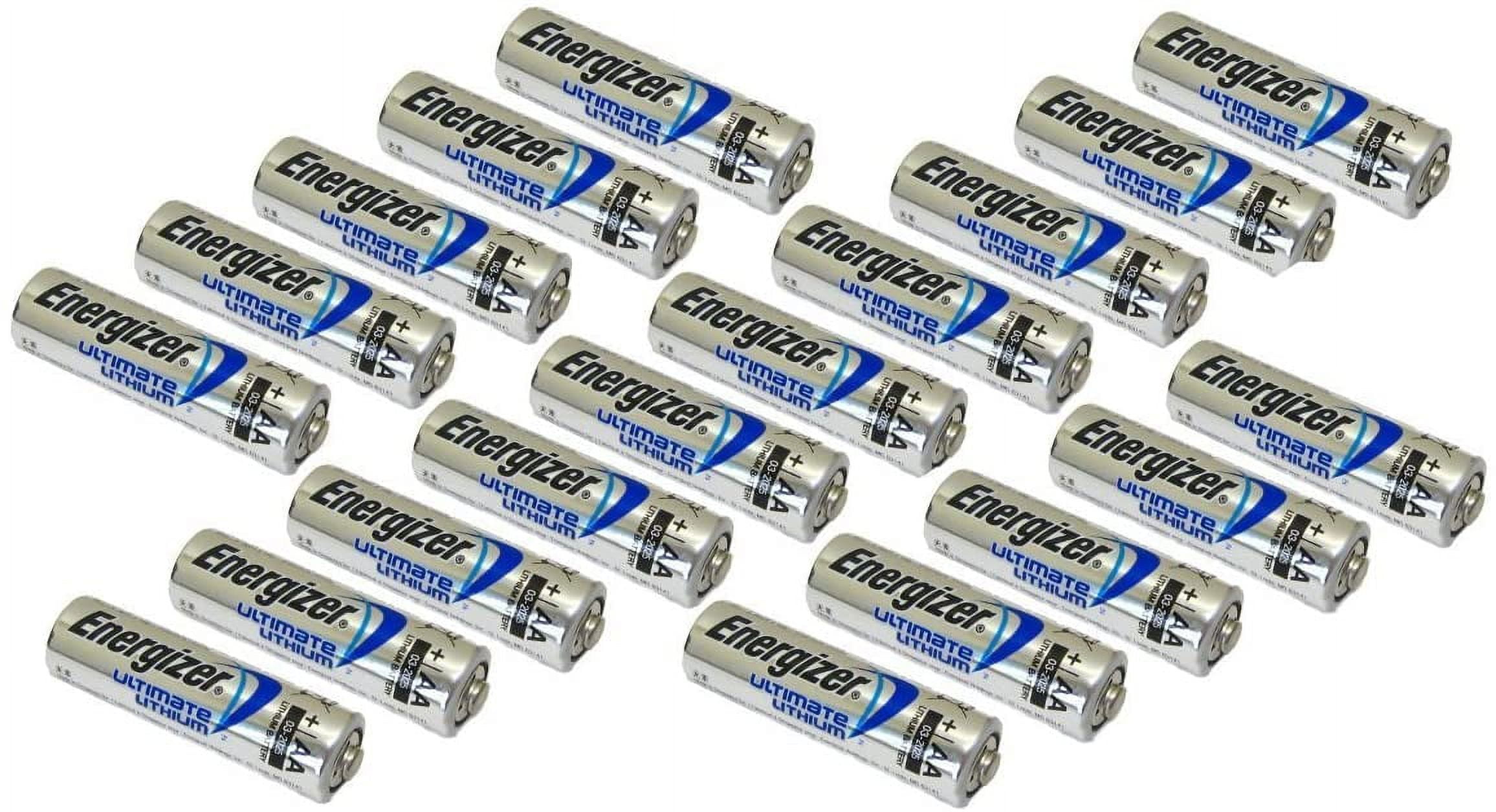 Energizer L91 Ultimate Lithium  AA Batteries (18 Batteries)