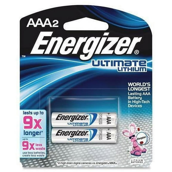 Energizer L92BP2 Eveready Energizer e2 L92BP2 AAA-Size Battery Pack - AAA - 1.5 V DC