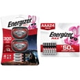 thumbnail image 1 of Energizer LED Flashlight and AAA Battery Bundle – Vision HD 300 Lumen Headlamps (2-Pack) plus MAX AAA Batteries (24 Pack) for Camping, Emergency, and Outdoor Use, 1 of 3