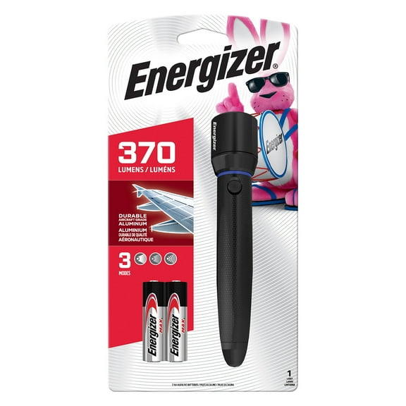 Energizer LED Metal Flashlight, 370 Lumen MLT370