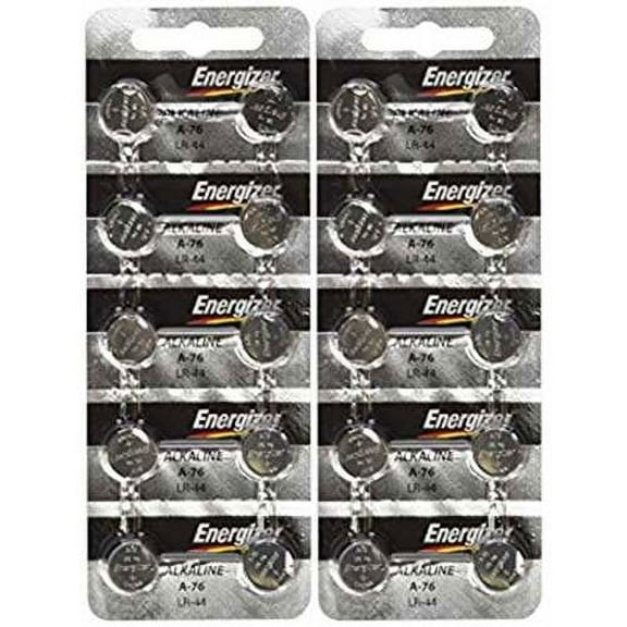 Energizer LR44 1.5V Button Cell Battery 20 pack (Replaces: LR44, CR44, SR44, 357, SR44W, AG13, G13, A76, A-76, PX76, 675, 1166a,