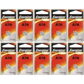 Energizer LR44 A76 1.5V Button Cell Red Single Battery 10 pack