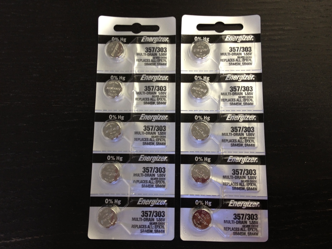 Energizer 357/303 Silver Oxide Batteries (SR44SW) – 25 Pack, USA Seller