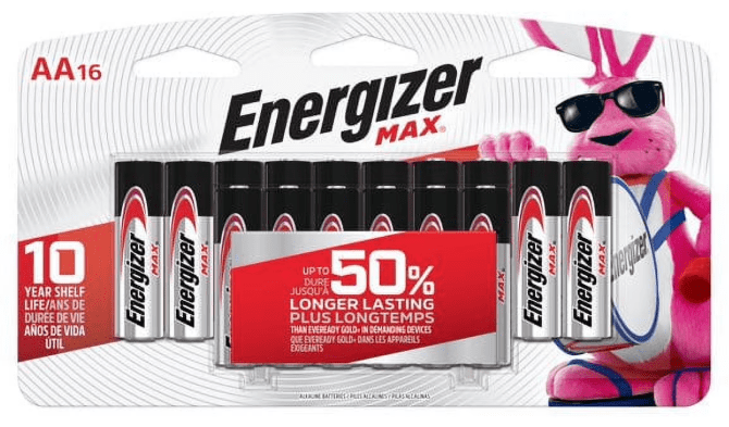 Energizer MAX AA Batteries (16 Pack), Double A Batteries