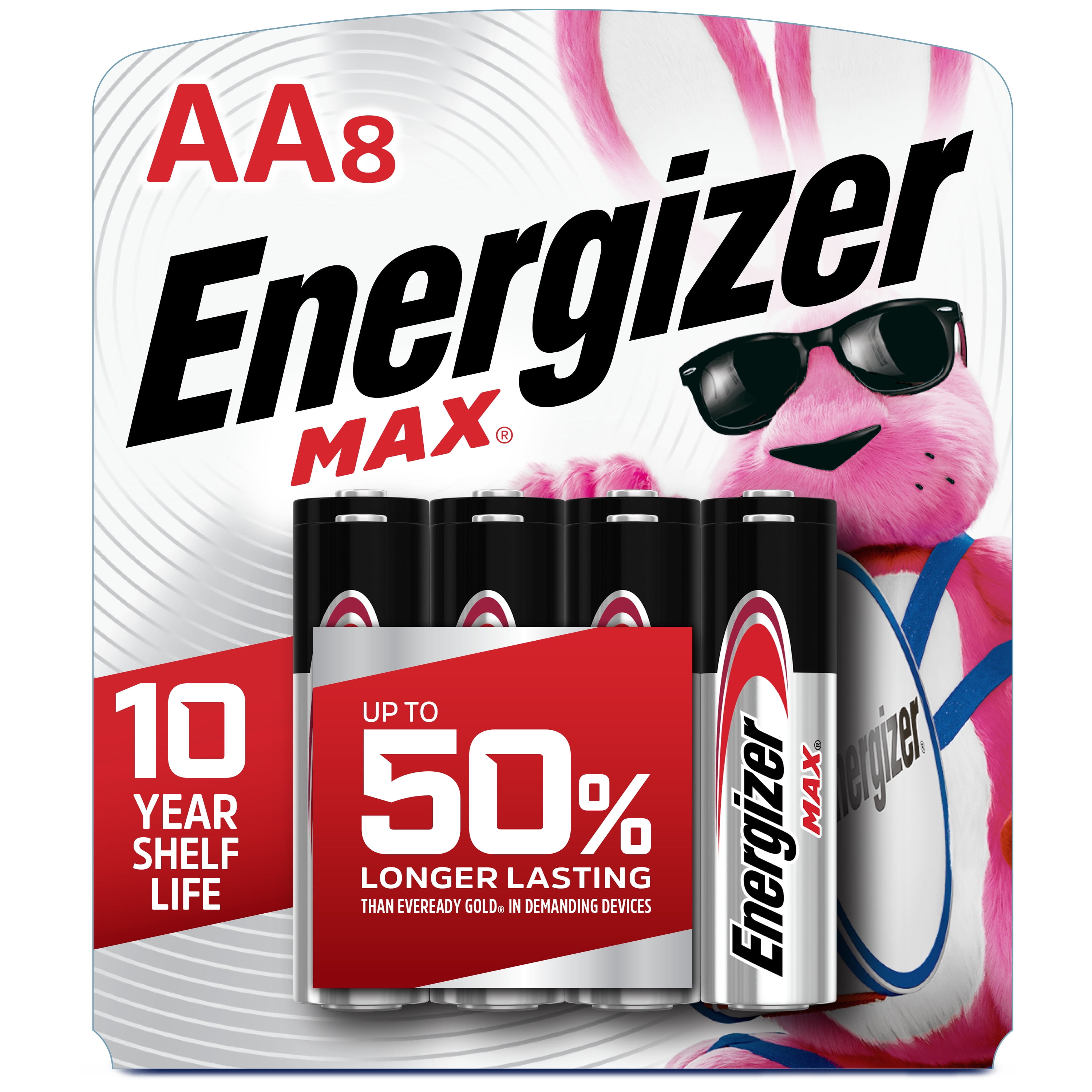 Wreedheid Crack pot Vroegst Energizer MAX AA Batteries (8 Pack), Double A Alkaline Batteries -  Walmart.com