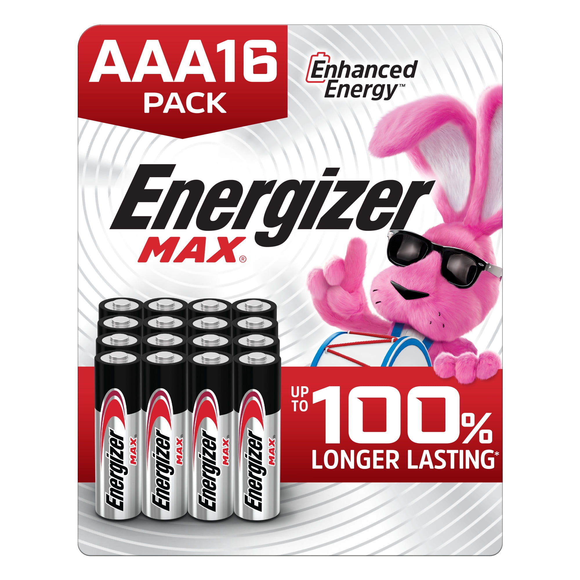 Energizer MAX AAA Batteries (16 Pack), Triple A Alkaline Batteries