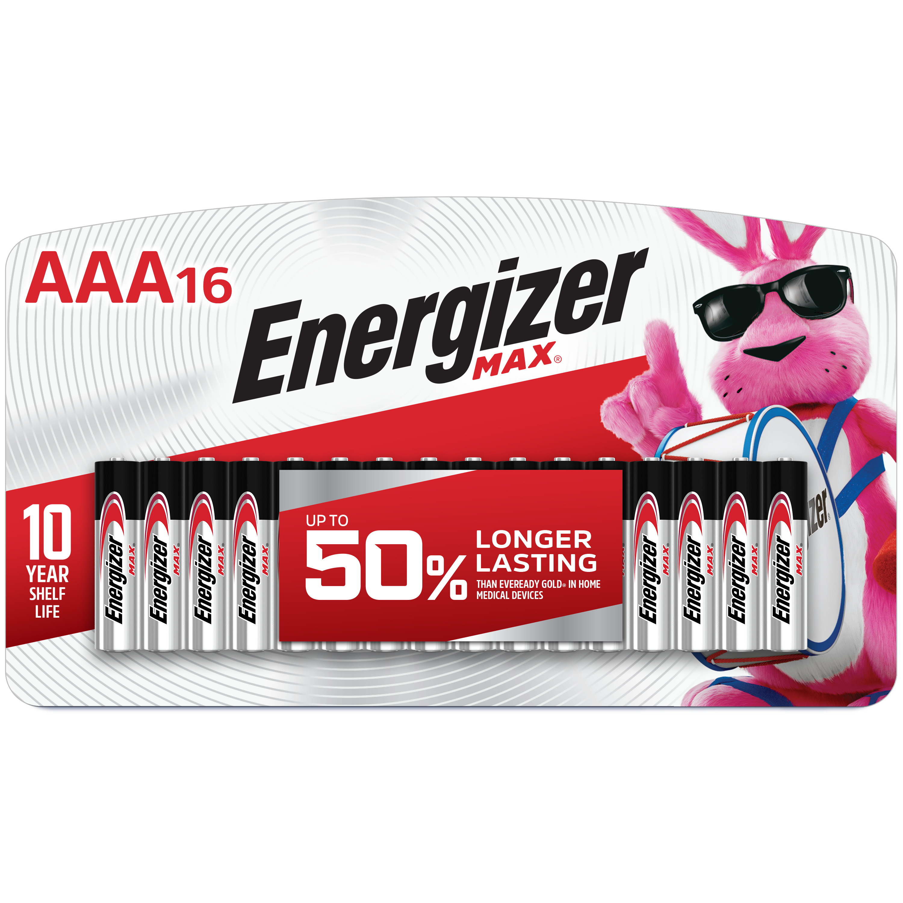 Energizer MAX AAA Batteries (16 Pack), Triple A Alkaline Batteries - image 1 of 15