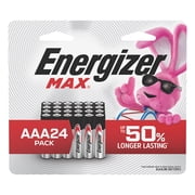 Energizer MAX AAA Batteries (24 Pack), Triple A Alkaline Batteries
