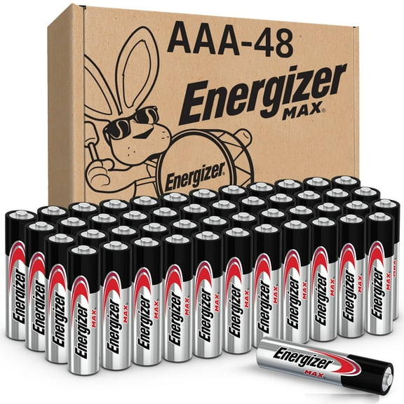 Energizer MAX AAA Batteries (48 Pack), Triple A Alkaline Batteries