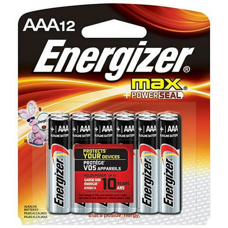 Piles Energizer Max AAA (Paquet de 12) - Canac