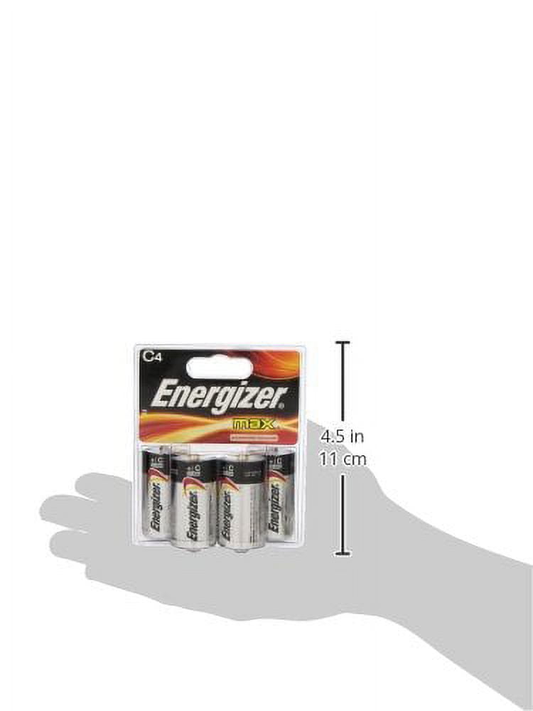 Energizer MAX C Alkaline Batteries 4 Count