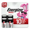 thumbnail image 1 of Energizer MAX C Batteries (4 Pack), C Cell Alkaline Batteries, 1 of 9