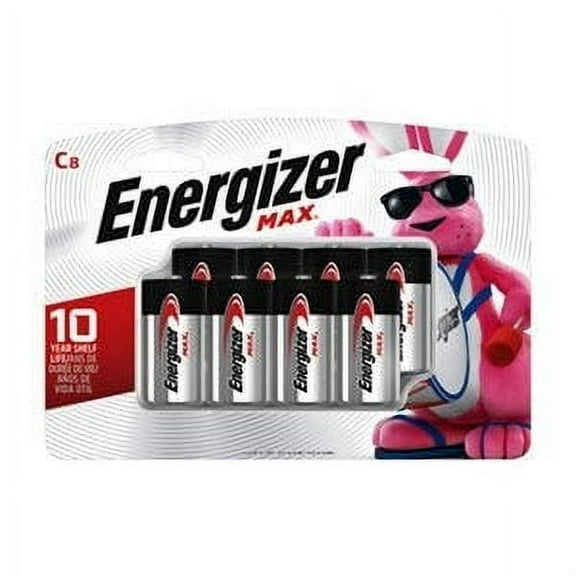 Energizer MAX C Cell Alkaline Batteries, 8 Pack 1 Pack