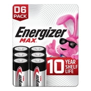 Energizer MAX D Batteries 6 Pack, D Cell Alkaline Batteries