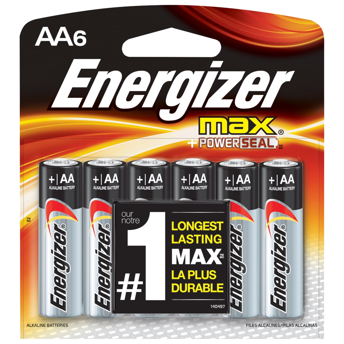 Energizer Max AA Batteries - 6 Pack 