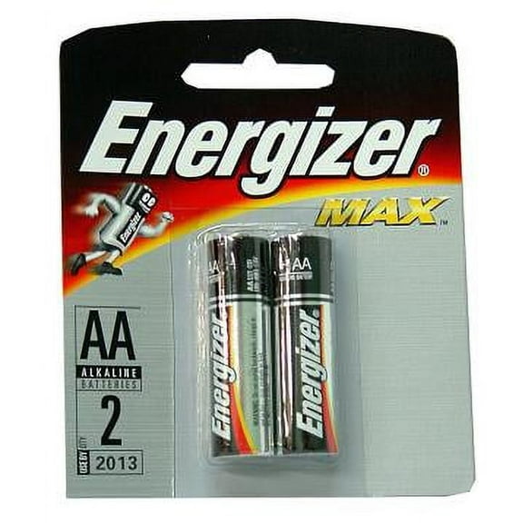 Energizer Max AA Battery- 2 Pack Retail Carded - 1 Card