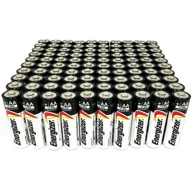 Energizer Max Alkaline AA Battery E91 1.5V - 100 Pack + FREE SHIPPING!