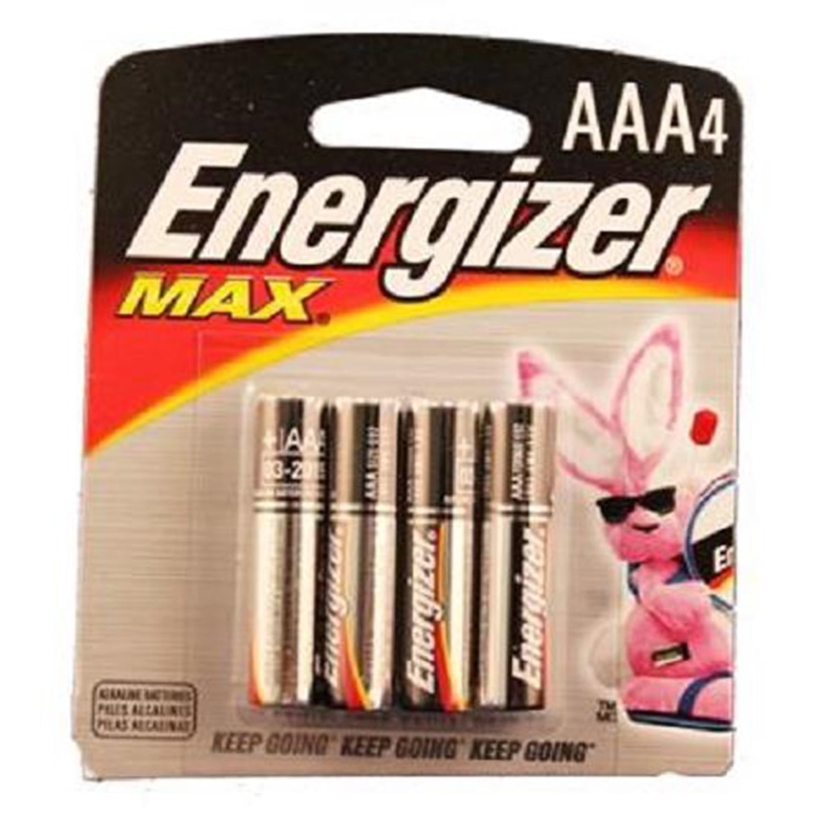 とりぷるえー。 Energizer Max Alkaline AAA Batteries, 4 Count - Walmart.com