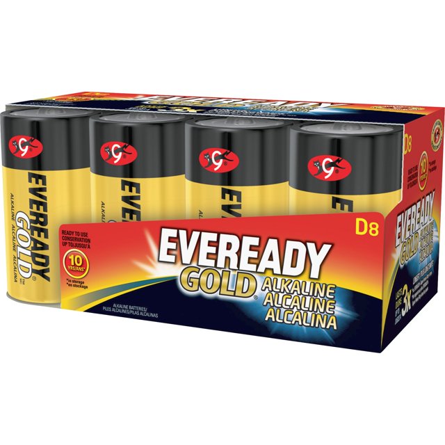 Energizer Max Alkaline D Batteries 8Pack