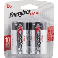 Energizer Max D Alkaline Battery - Pack of 2